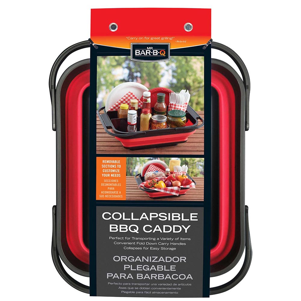 Mr. Bar-B-Q Collapsible Barbecue Caddy with Removable Sections 40296Y