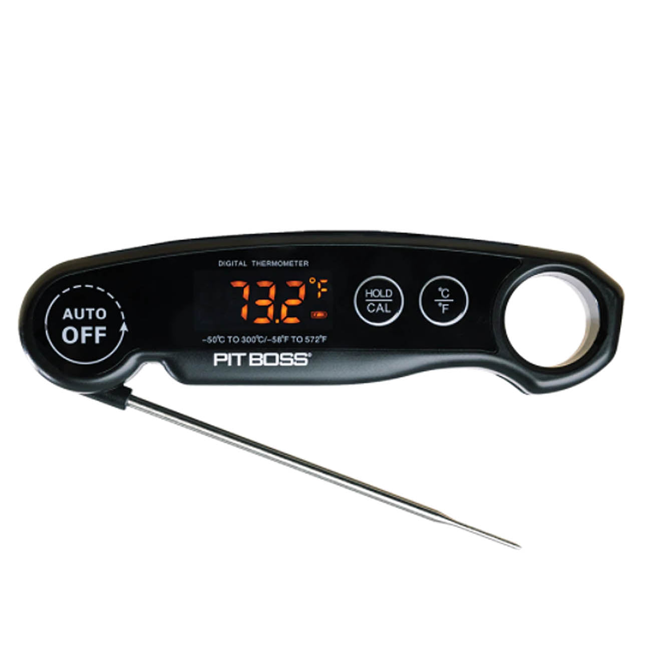 Pit Boss Digital Meat Thermometer LED Display 550 Degrees Fahrenheit Max 40853