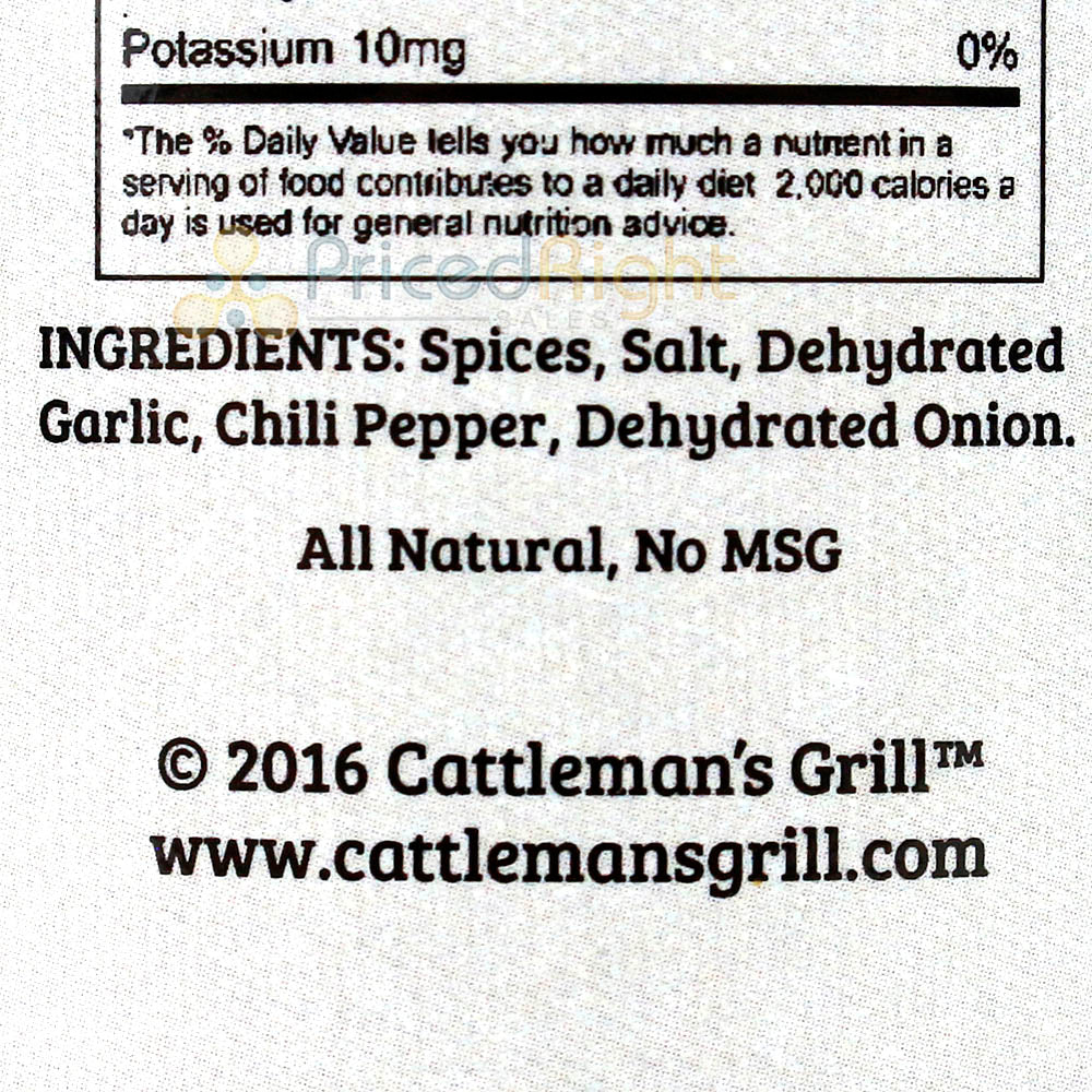 Cattleman's Grill 8 Second Ride Carne Asada Seasoning 10 Oz. Spiciest Blend