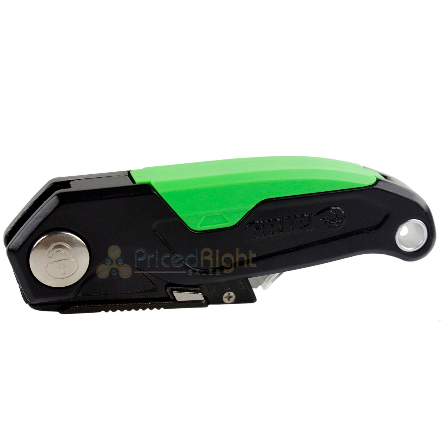 Quick Release Folding Retractable Utility Knife With Extra Razor Blade Storage