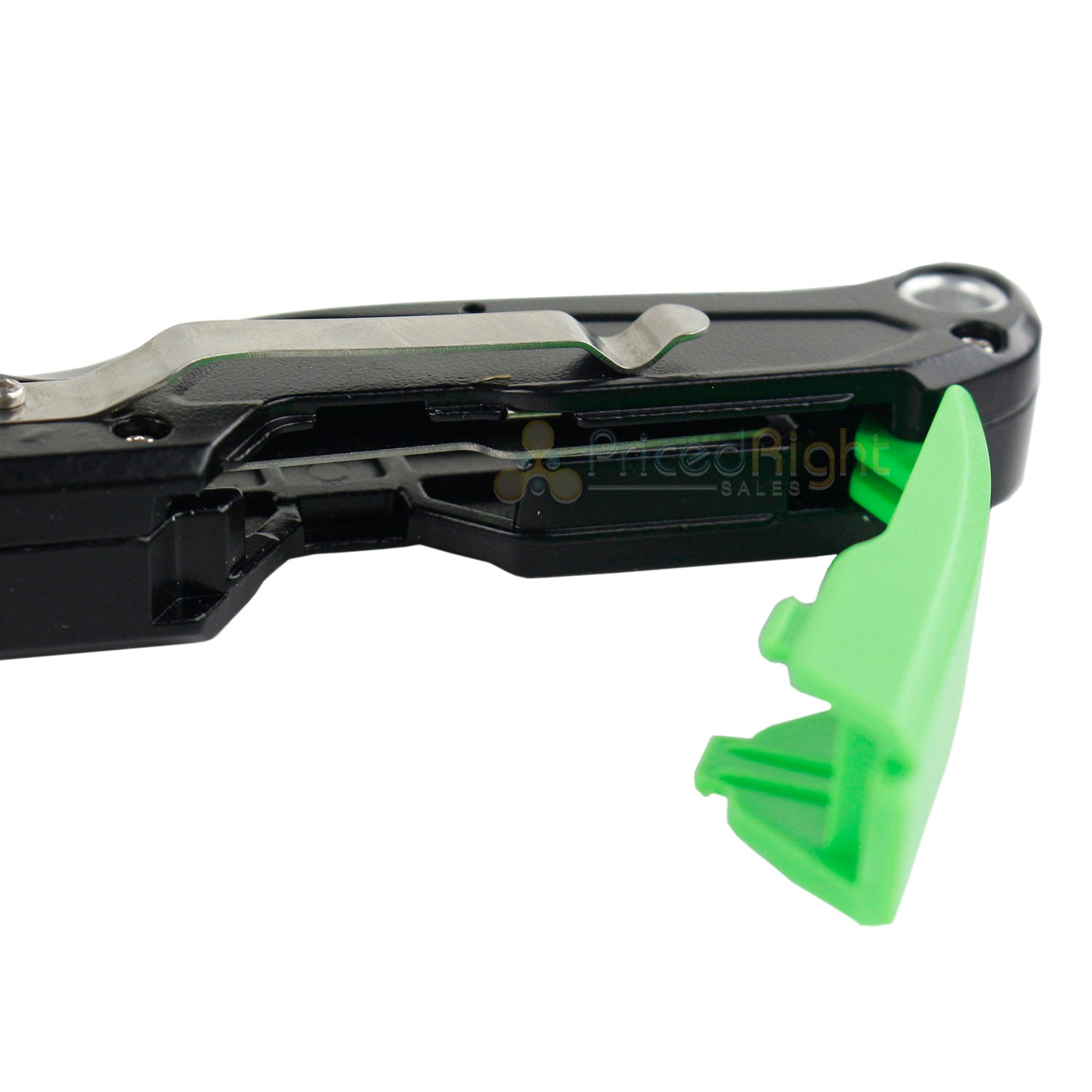 Quick Release Folding Retractable Utility Knife With Extra Razor Blade Storage