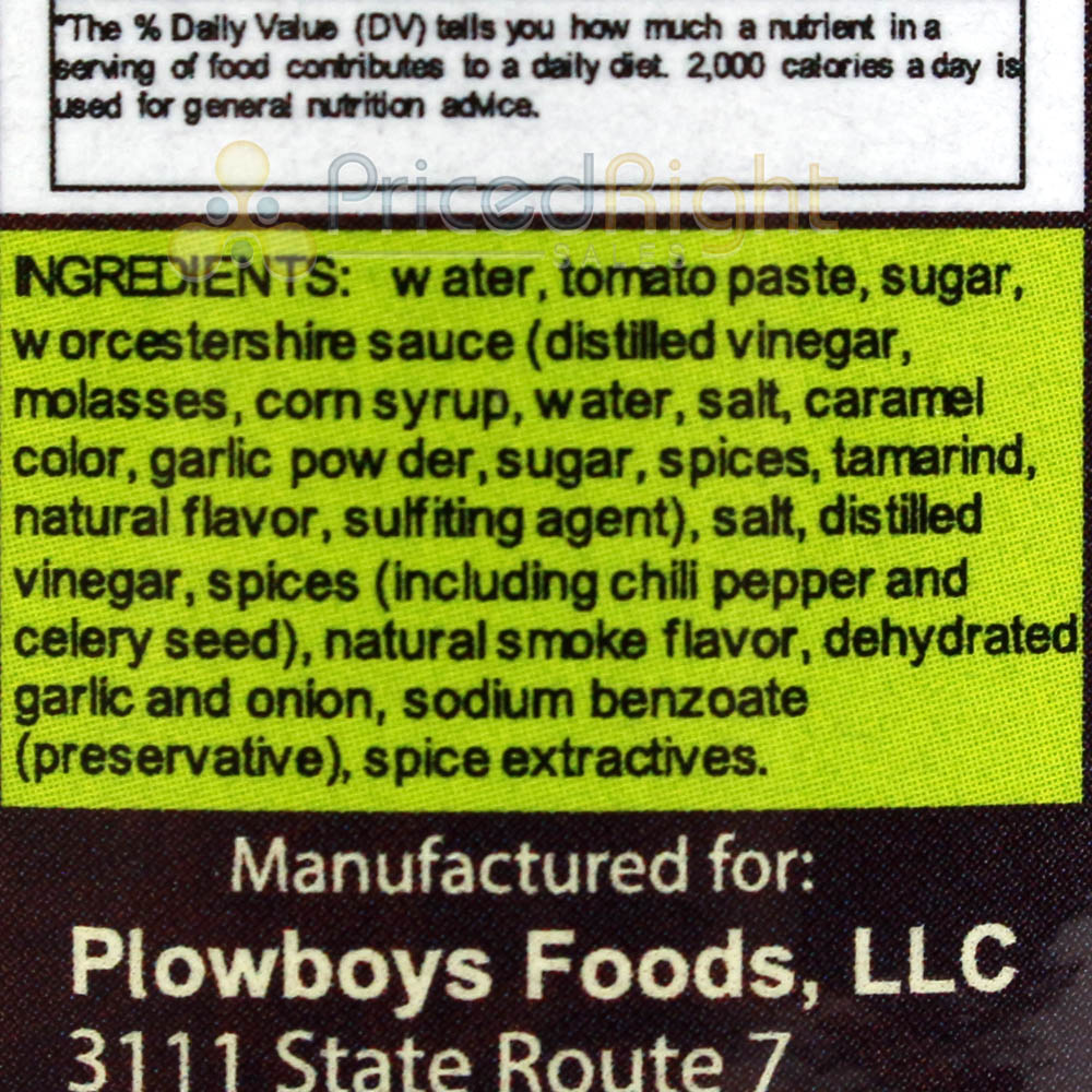 Plowboys Barbeque Hot Head BBQ Sauce 16 oz. Bottle Savory Heat Habanero Flavor