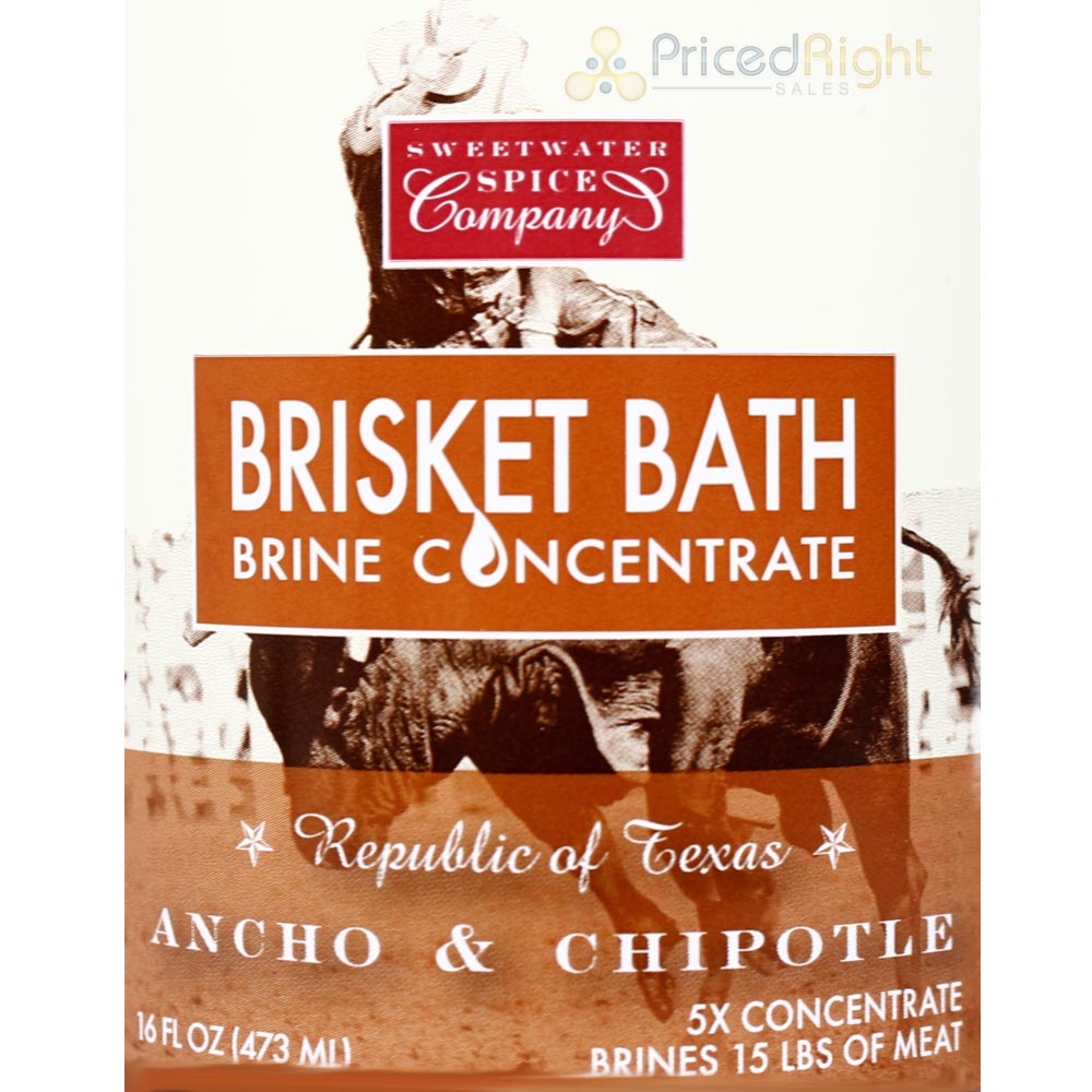 Sweetwater Spice Company Ancho Chipotle Brisket Bath 16 Oz. Competition Rated