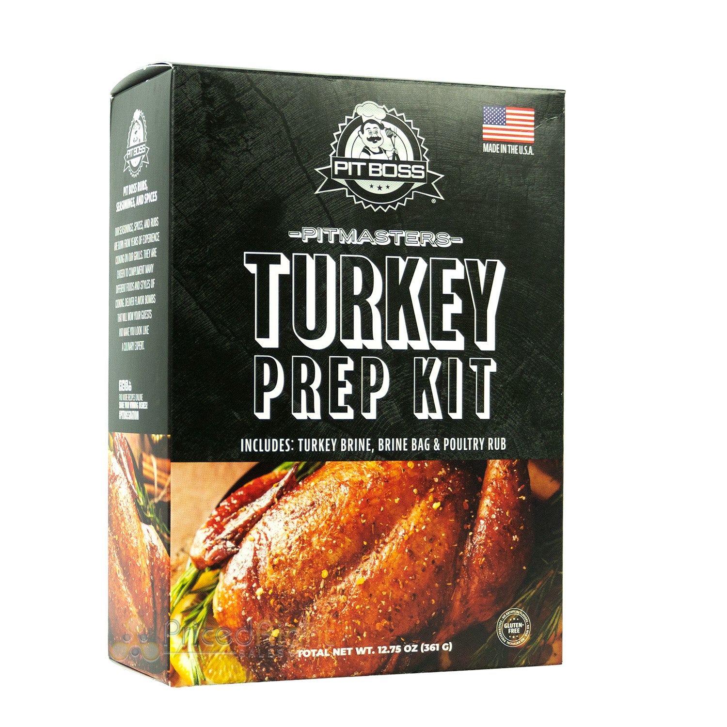 Pit Boss Turkey Brine Bag and Poultry Rub Prep Kit Pitmasters Holiday Flavor