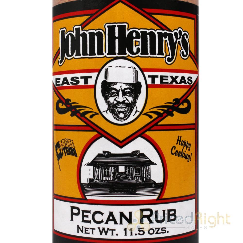 John Henry's Store Pecan Rub Seasoning 11.5 Oz Bottle All Purpose 55112