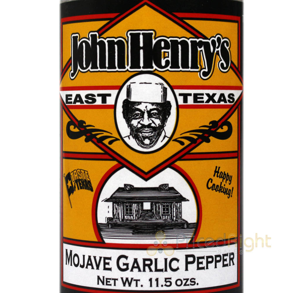 John Henry's Store Mojave Garlic Rub Seasoning 11.5 Oz Bottle All Purpose 55200