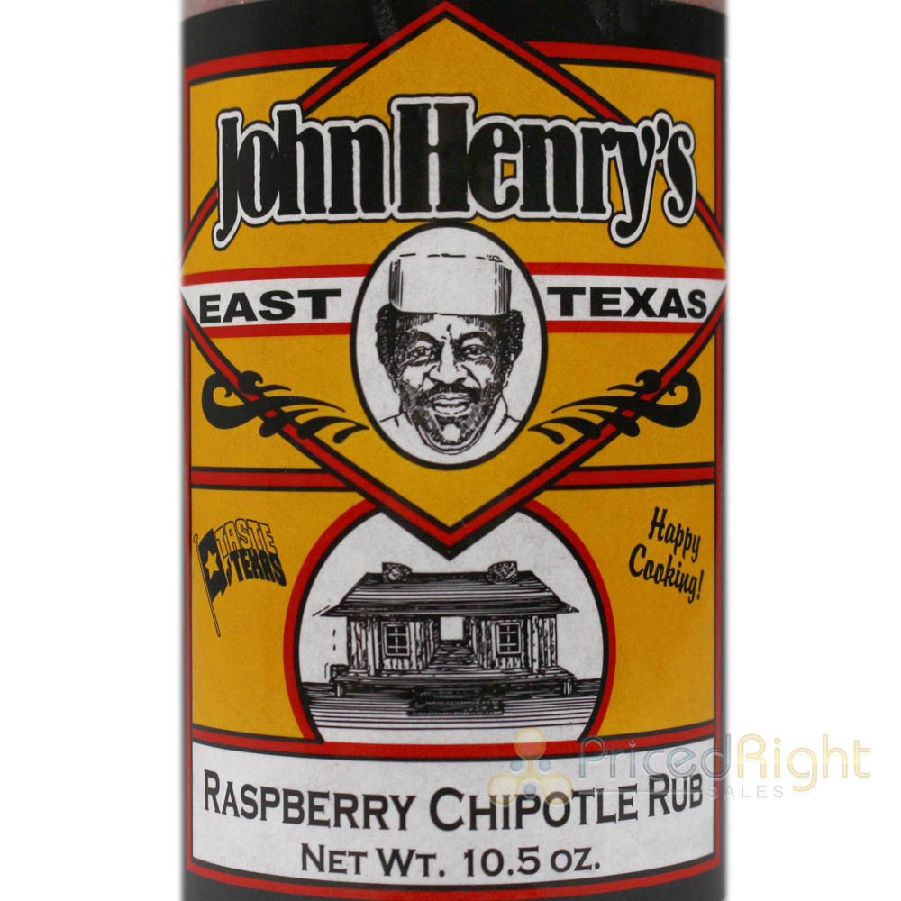 John Henry's Store Raspberry Chipotle Rub Seasoning 10.5 Oz Bottle 55351