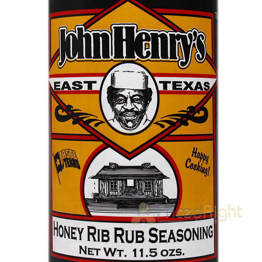 John Henry's Store Honey Rib Rub Seasoning 11.5 Oz Bottle All Purpose 55523