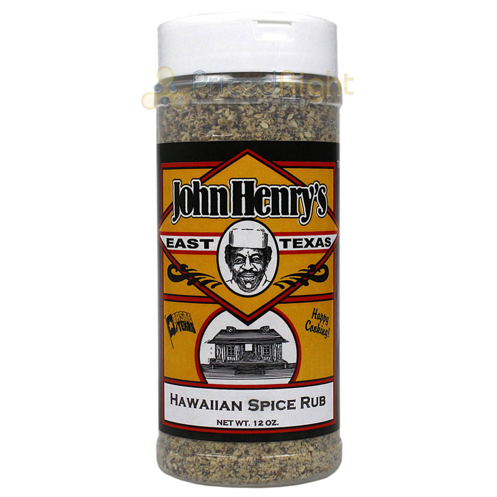 John Henry's Hawaiian Spice Rub All Purpose Seasoning 12 Oz Bottle 55656