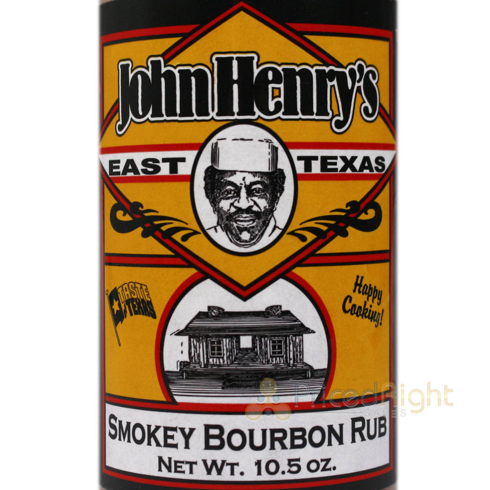 John Henry's Store Smokey Bourbon Rub Seasoning 10.5 Oz Bottle All Purpose 55761