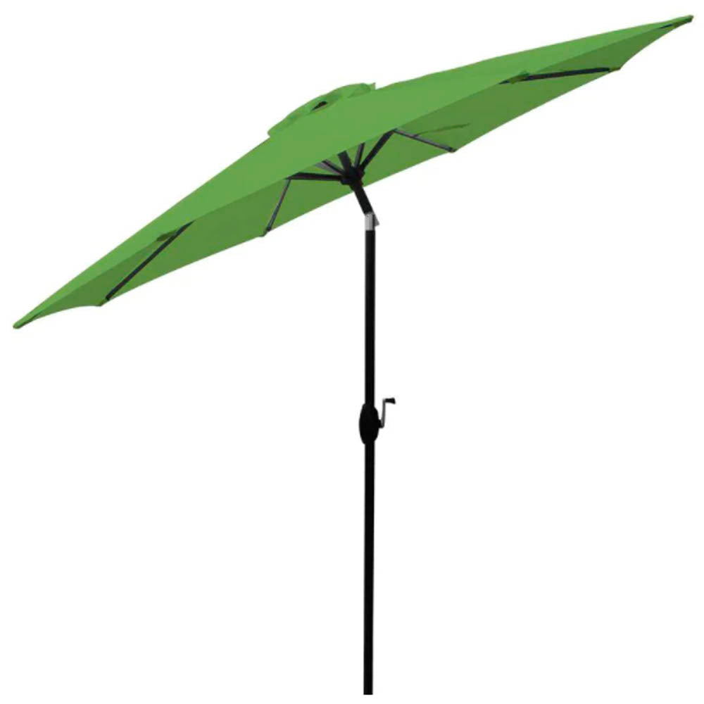Bond 9' Ft Aluminum Market Umbrella Spring Green Color Polyester Canopy 59634