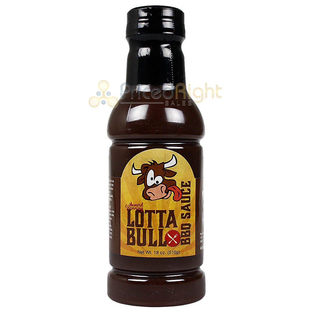 Lotta Bull 2 Pack Diamond Dust Rib Rub 14 Oz & Original BBQ Sauce 18 Oz Bottle
