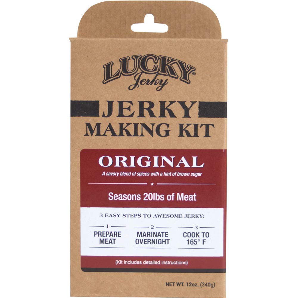 Lucky Jerky DIY Original Jerky Making Kit 12 Oz Box Kit for 20 lbs of Meat 7003