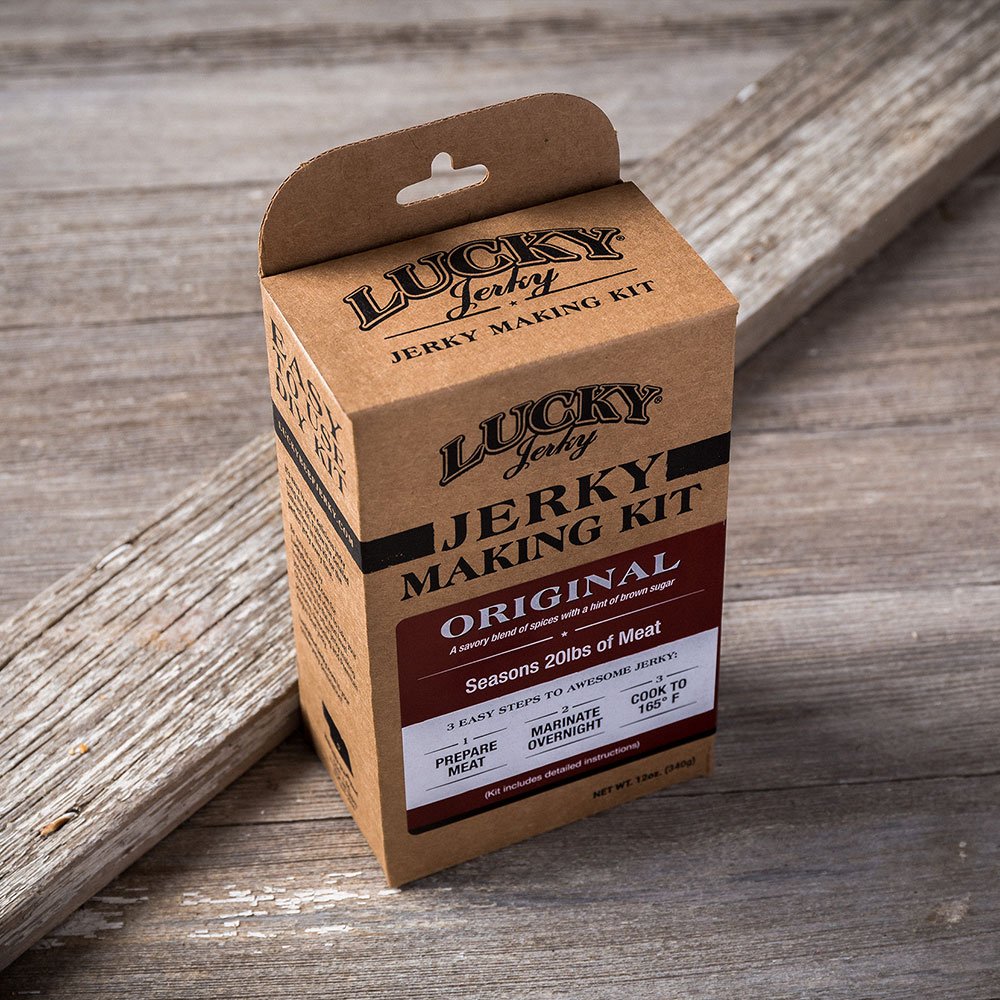 Lucky Jerky DIY Original Jerky Making Kit 12 Oz Box Kit for 20 lbs of Meat 7003