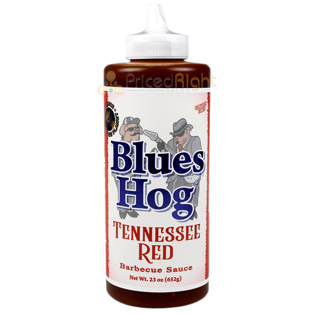 Blues Hog Raspberry Chipotle 25 Oz and Tennessee Red 23 Oz Sauce Bottle 2 Pack