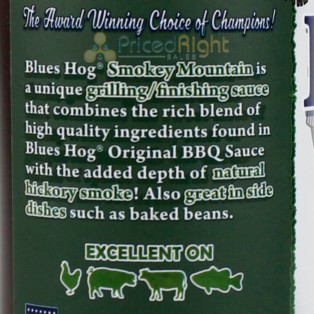 Blues Hog Smokey Mountain BBQ Sauce 24 Oz Squeeze Bottle Gluten Free
