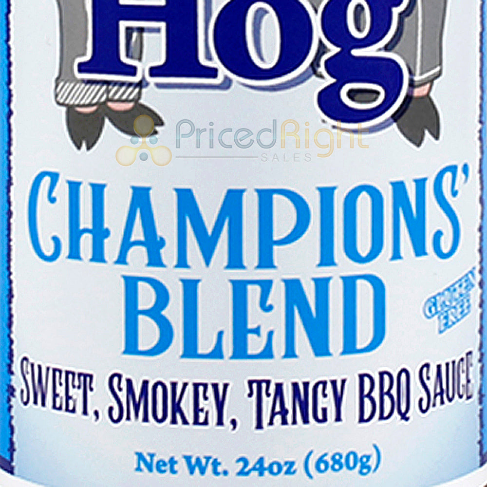 Blues Hog Champions' Blend 25 Oz and Smokey Mountain 24 Oz BBQ Sauce 2 Pack