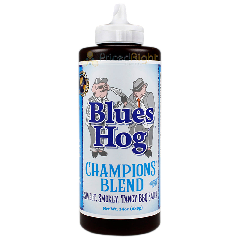 Blues Hog Champions' Blend 25 Oz and Smokey Mountain 24 Oz BBQ Sauce 2 Pack
