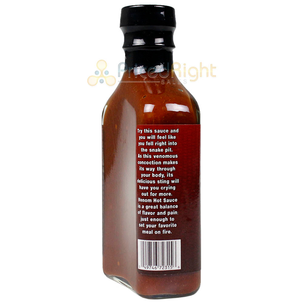 Sauce Crafters Venom Xtreme Hot Sauce Habanero Not for Beginners 5.7 Oz Bottle