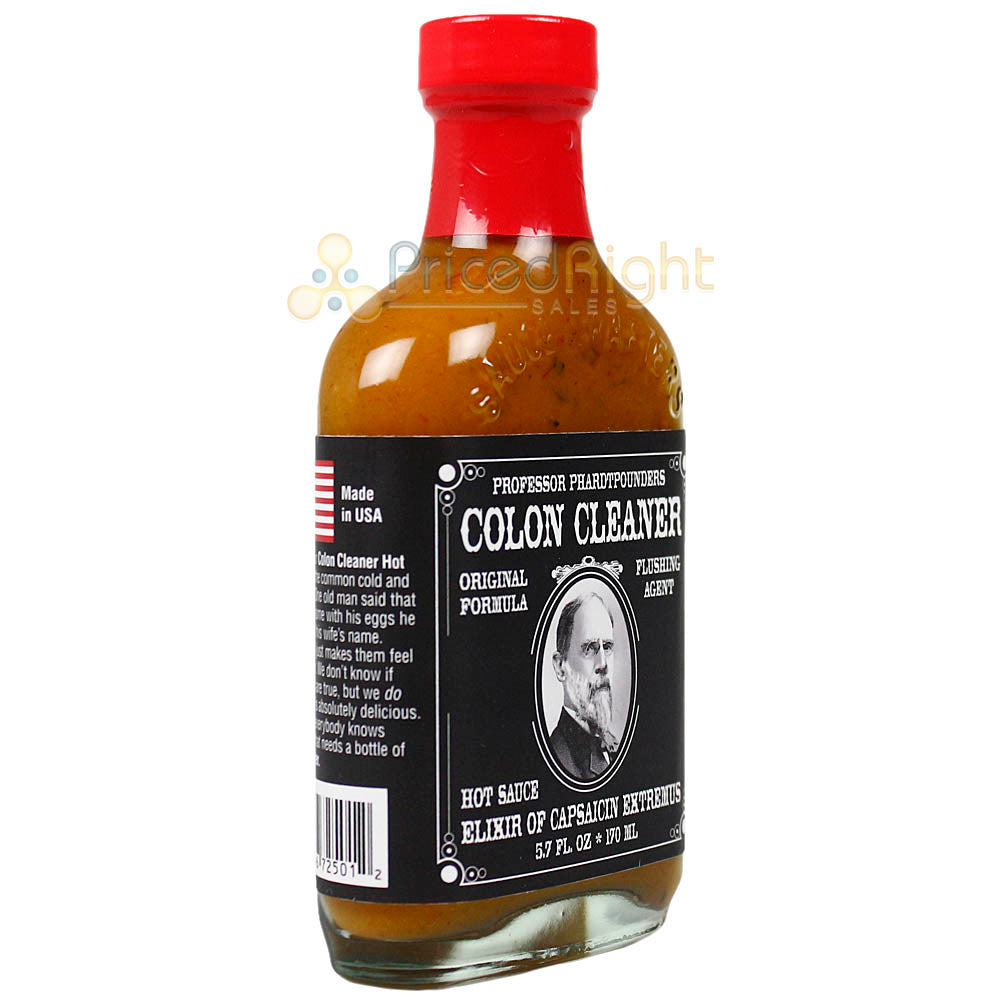 Sauce Crafters Phardtpounders Colon Cleaner Hot Sauce 5.7 Oz Bottle