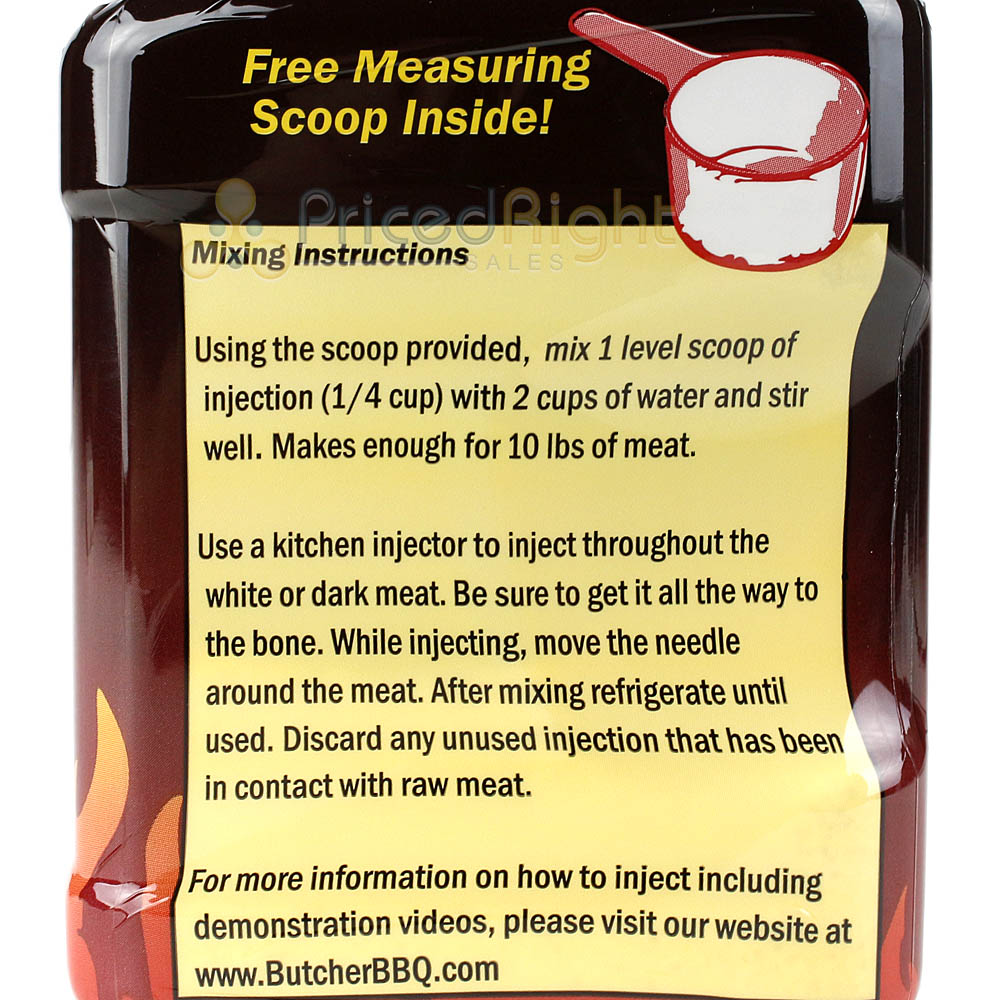 Butcher BBQ Bird Booster Honey Injection Seasoning 12 oz. Gluten and MSG Free