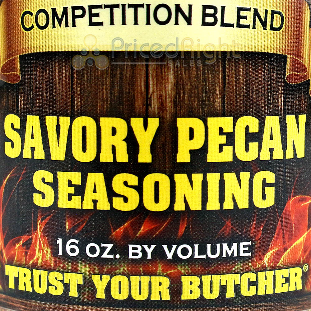 Butcher BBQ 16 Oz Honey Rub Wild Cherry Rub & Savory Pecan Dry Rub Seasoning