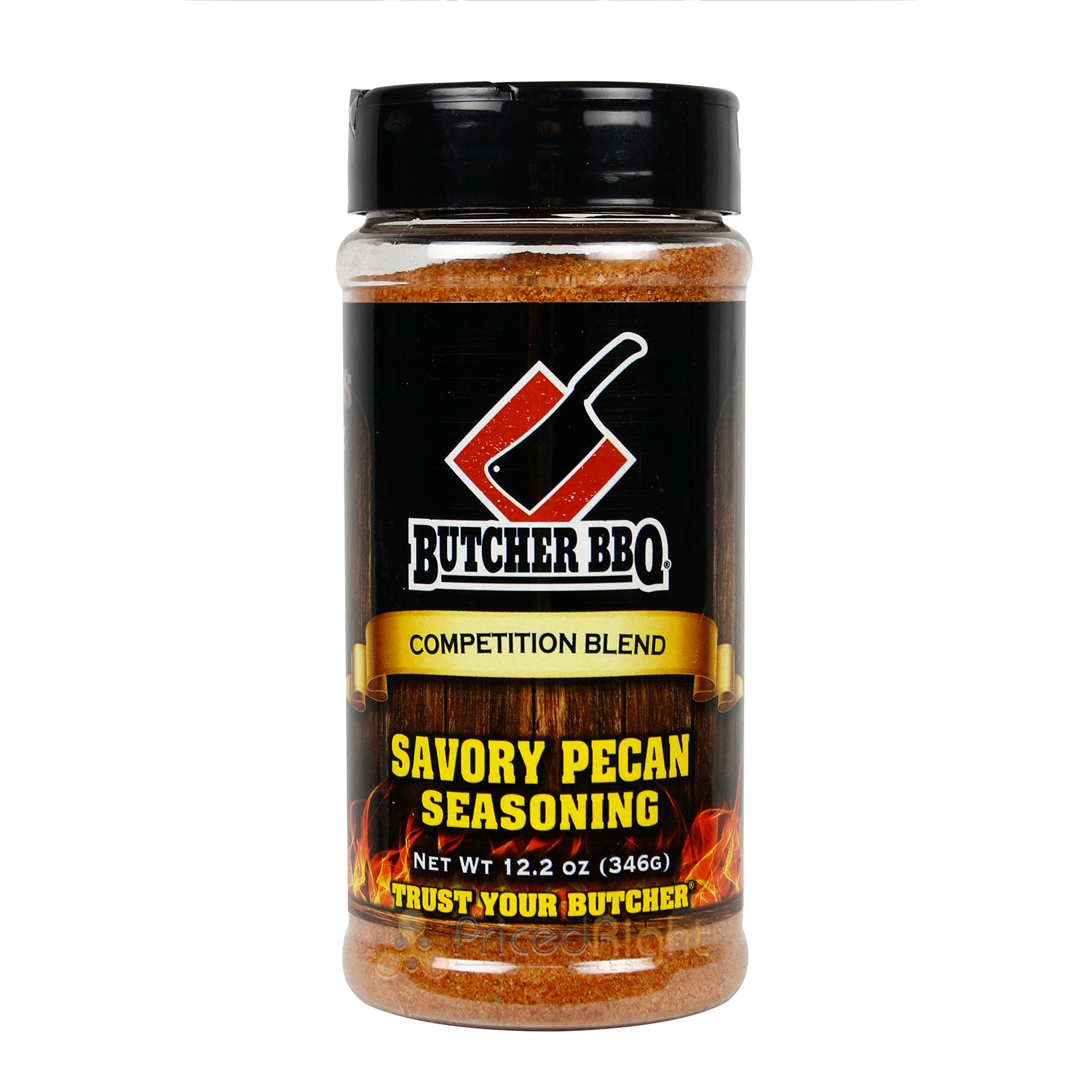 Butcher BBQ Savory Pecan Signature Blend 12.2 Oz BBQ Rub Seasoning Gluten Free