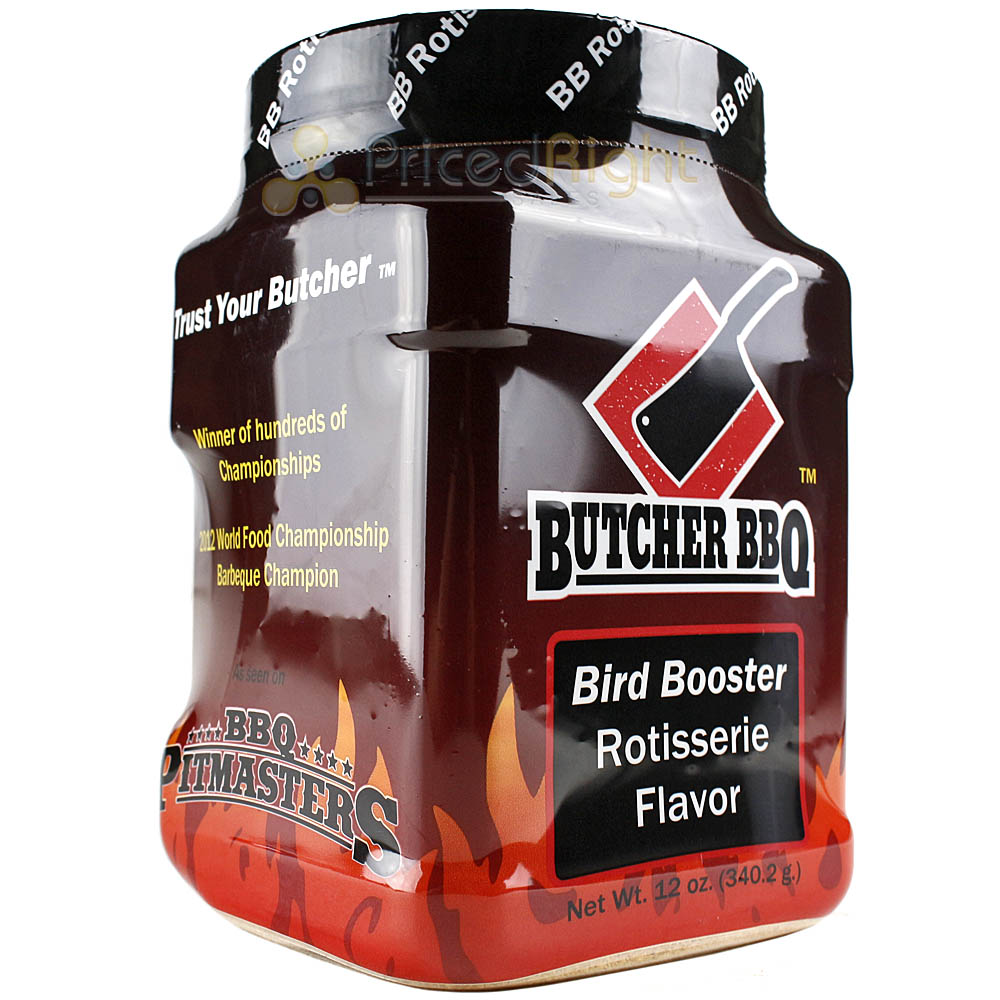 Butcher BBQ Bird Booster Rotisserie Injection Seasoning 12 oz. Gluten & MSG Free