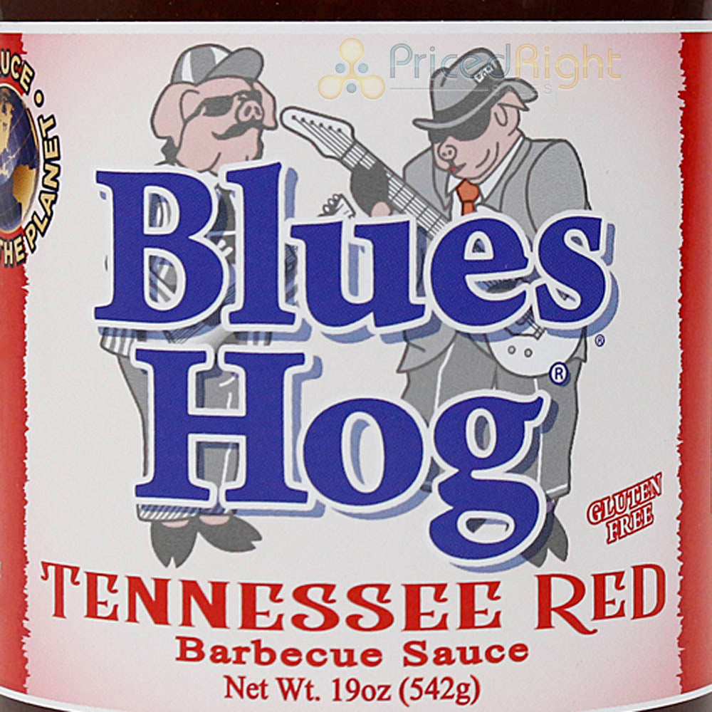 Blues Hog 19 Oz Tennessee Red Bbq Sauce Gluten Free Competition Rated Marinade