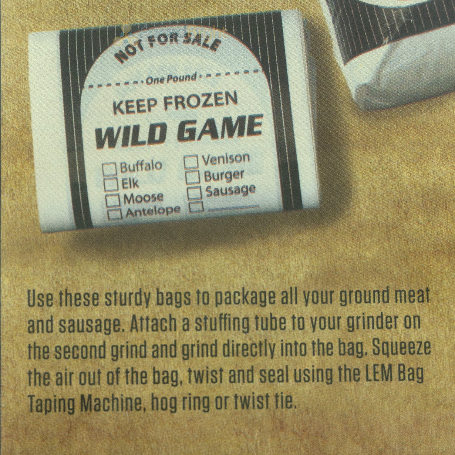 LEM 1 lb. Wild Game Bags 100-Count