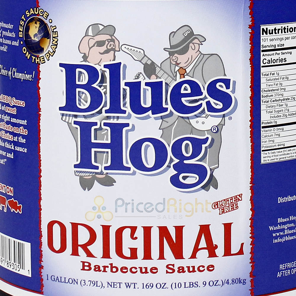 Blues Hog Original Blend BBQ Sauce Sweet Mild Spicy 169 Oz Jug No Gluten