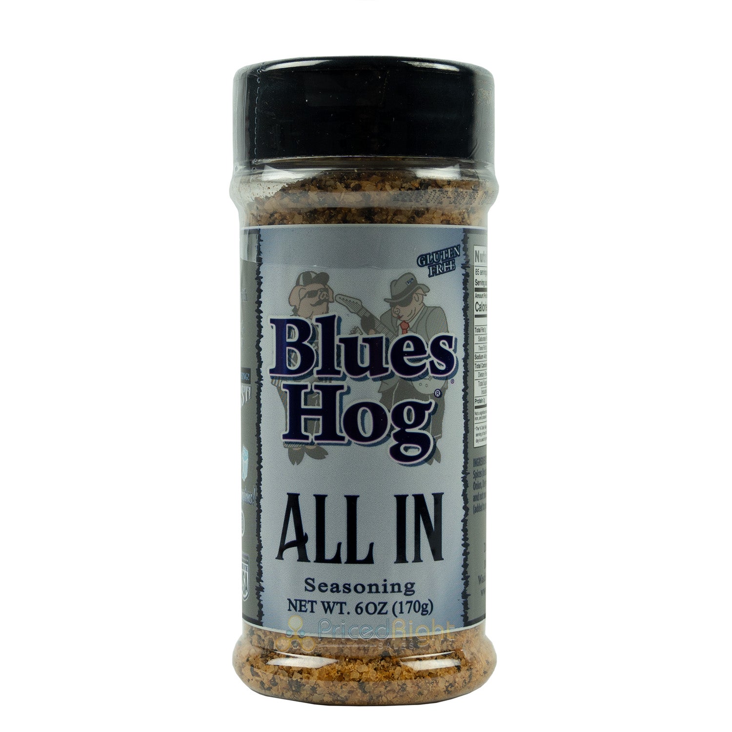 Blues Hog All In Dry Rub All Natural High Quality Seasoning Gluten Free 6.0 oz