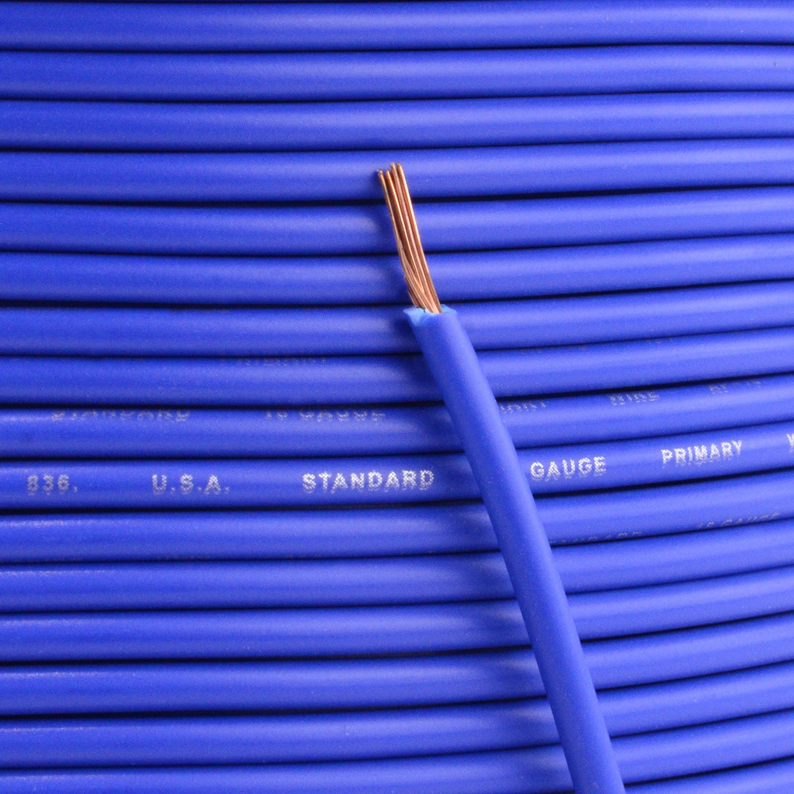 25' Ft Section 18 Gauge Remote Wire Blue CCA AWG Power Primary Flexibl –  Pricedrightsales