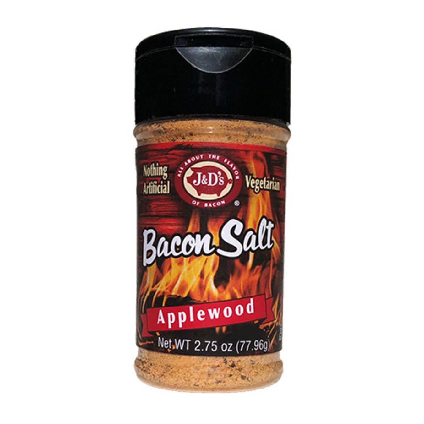 J&D's Peppered Bacon Salt - 3 PACK - Low Sodium All Natural Flavored  Seasoning