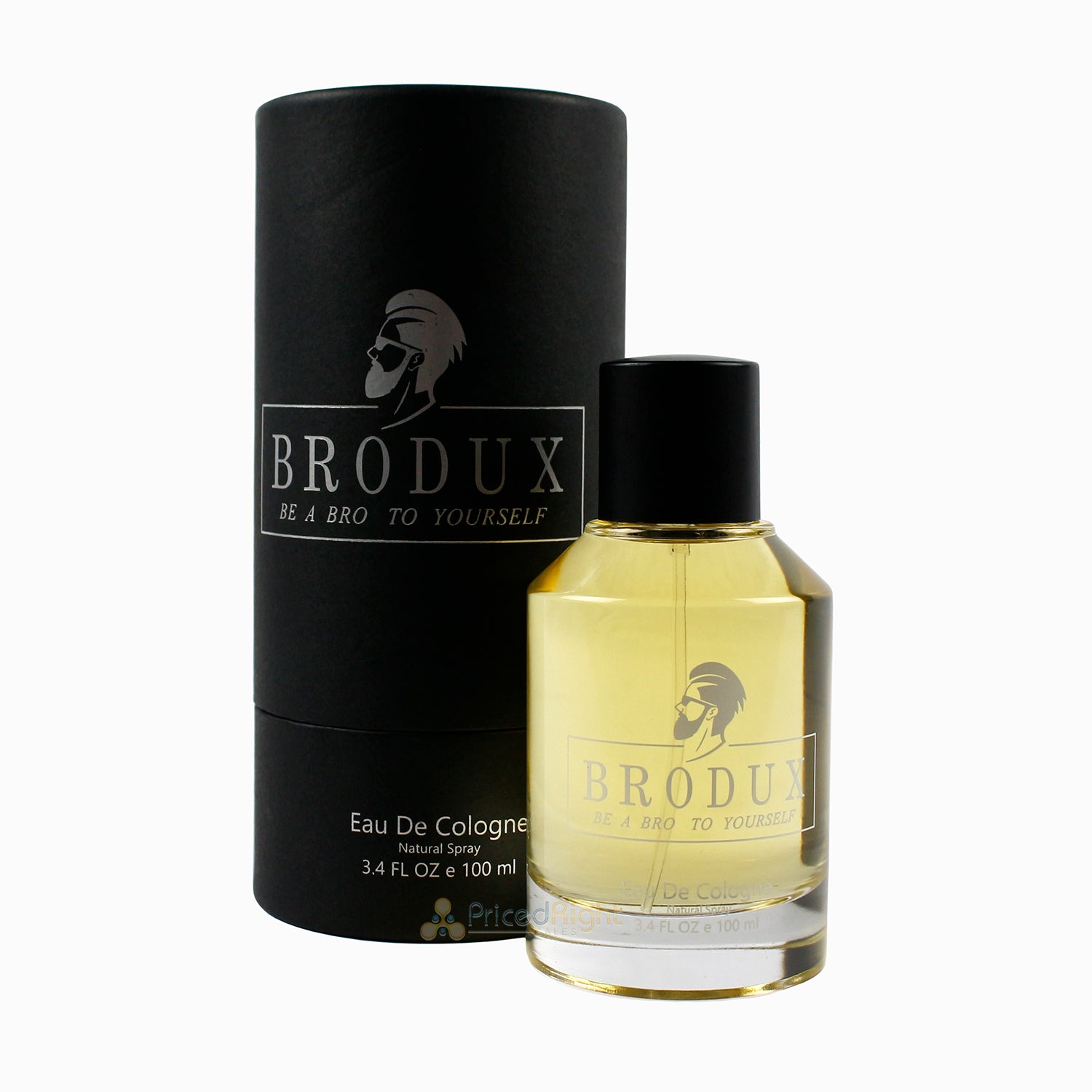 BroDux Barbershop Handcrafted High Quality Natural Cologne 3.4 oz Spray Bottle