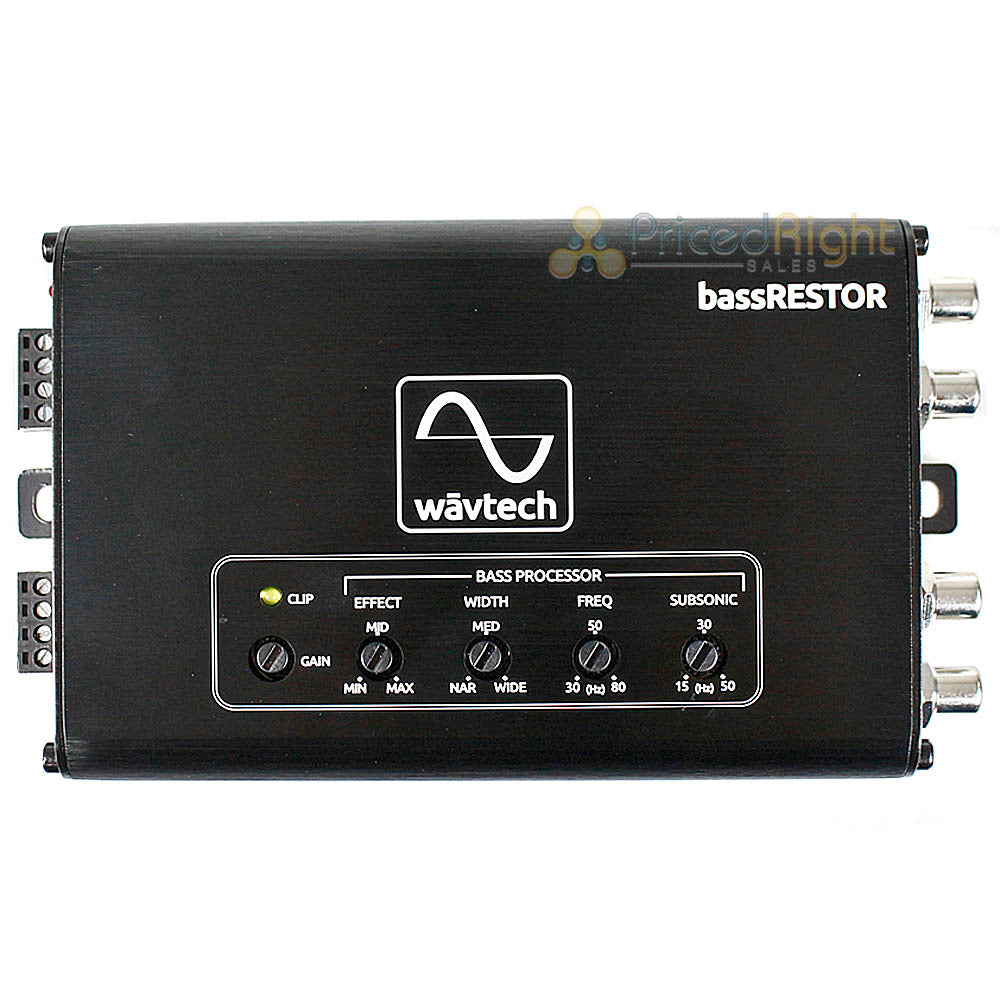 Wavtech 2 Channel Converter Bass Restoration Processor Line Driver bassRESTOR