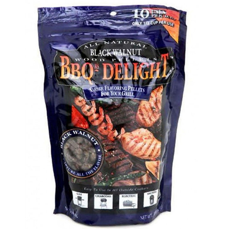 BBQr's Delight 3 Pack Pecan Black Walnut Mesquite Wood Pellets 3 x 1lb Bags