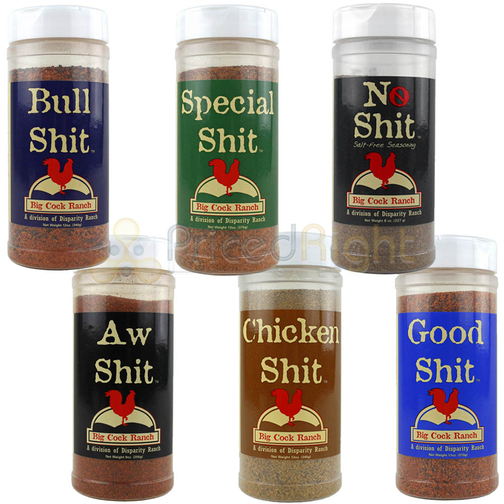 Big Cock Ranch All This Shit Combo Pack All Purpose Seasonings Gluten & Msg  Free Big Cock Ranch All This Shit Combo Pack All Purpose Seasonings Gluten