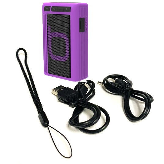 Bumpboxx Retro Pager Beeper Portable Bluetooth Speaker Electric Purple Color