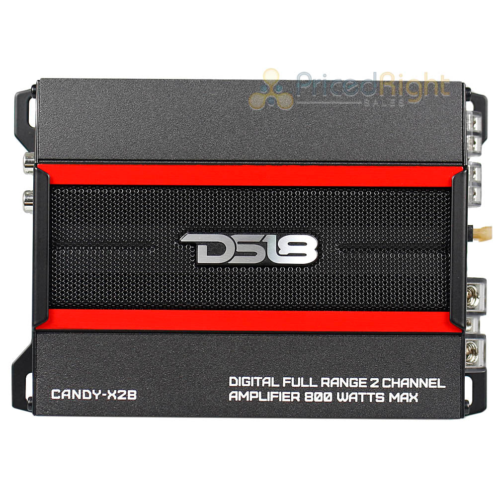 DS18 2 Channel Full Range Digital Amplifier 800 Watts Max Power 2 Ohm CANDY-X2B