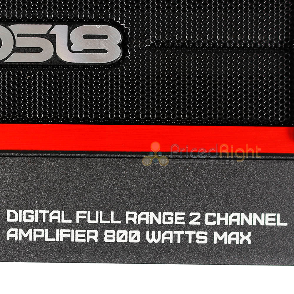 DS18 2 Channel Full Range Digital Amplifier 800 Watts Max Power 2 Ohm CANDY-X2B
