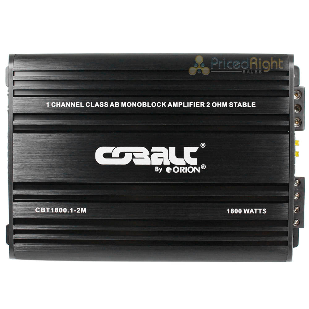 Orion Cobalt 1800 Watt Monoblock Amplifier 2 Ohm Car Audio BASS CBT-1800.1-2m