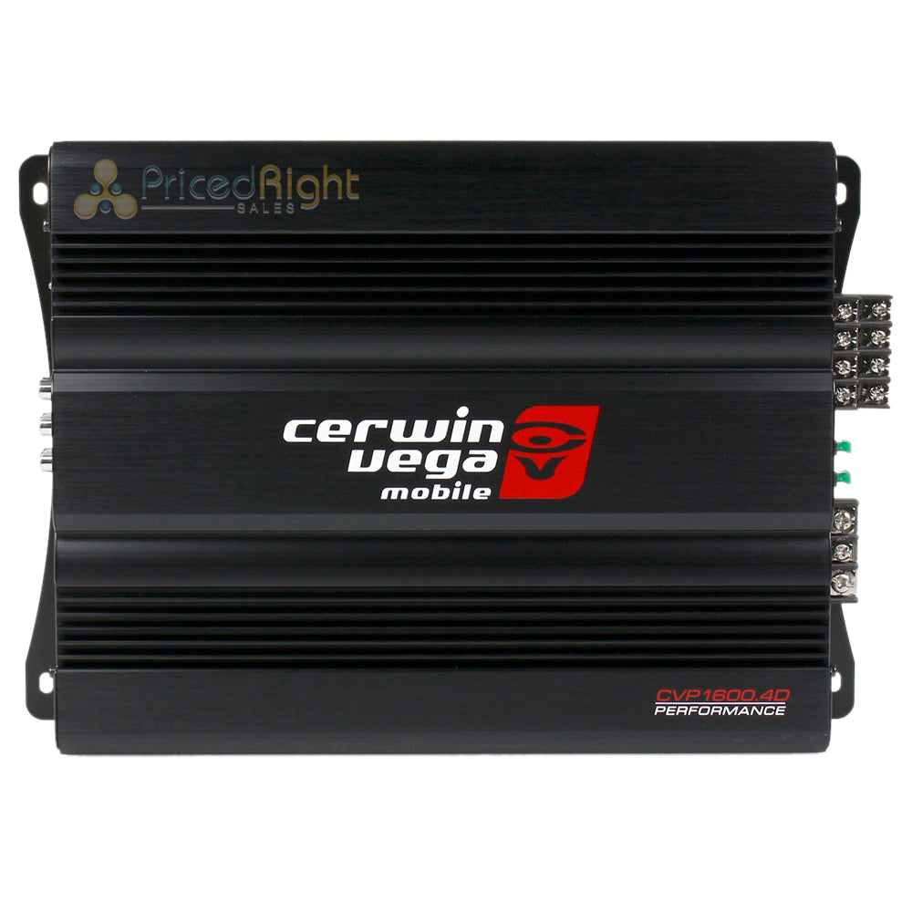Cerwin Vega 4 Channel 1600W Bridgeable Class A/B Amplifier CVP1600.4D