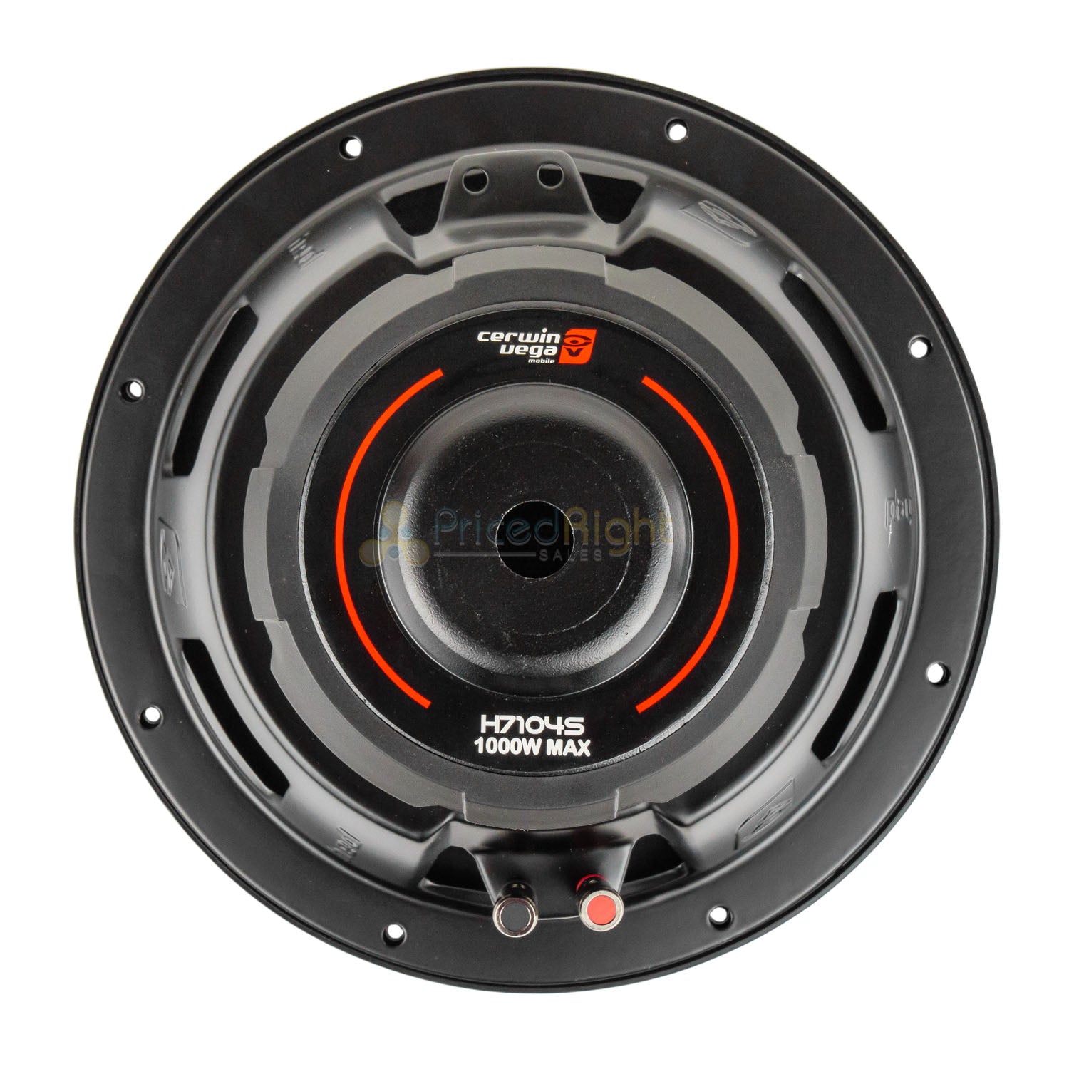 Cerwin Vega 10" Subwoofer 4 Ohm 1000W Max Power SVC HED Series CER-H7104S