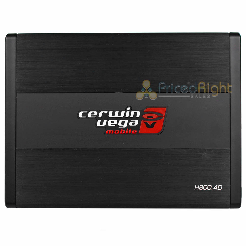 Cerwin Vega 4 Channel 800 Watt Digital Class-D Amp HED Series Car Audio H800.4D