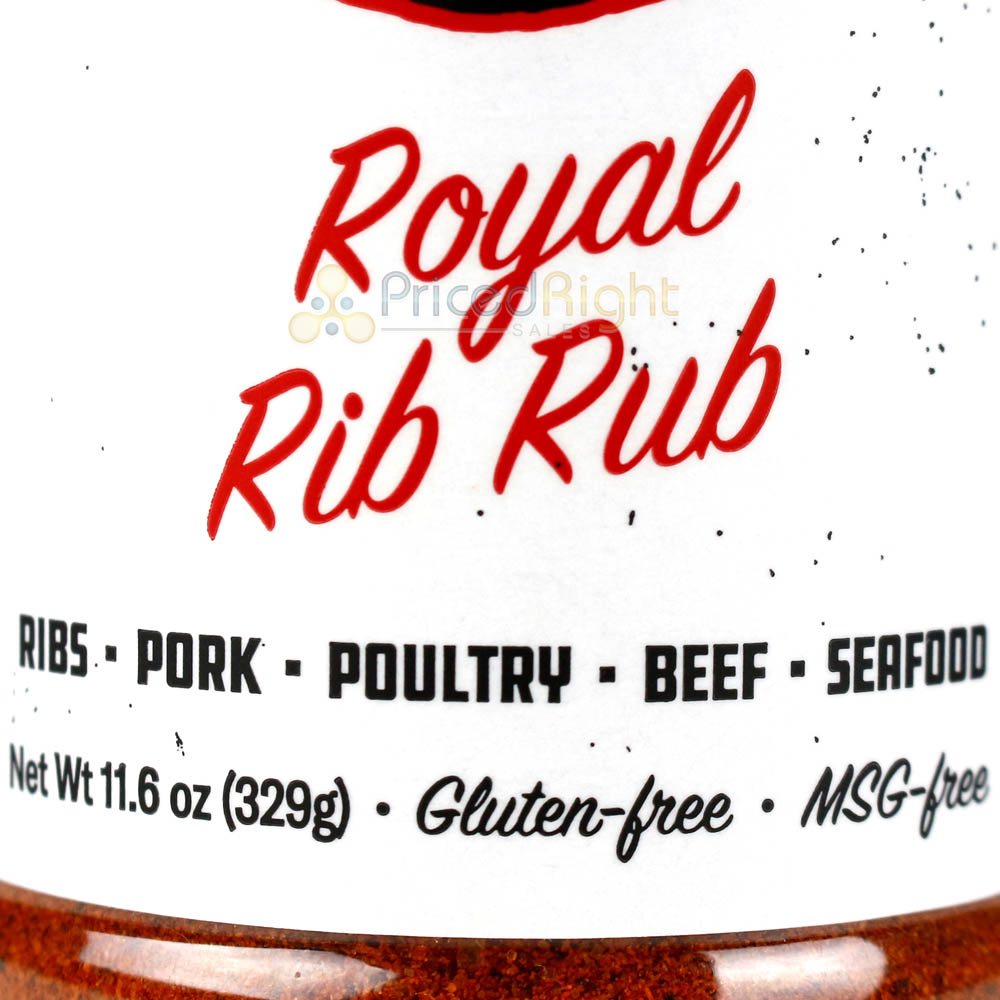 Clark Crew BBQ Royal Rib Rub Seasoning 11.6 oz Competition Blend Gluten Msg Free