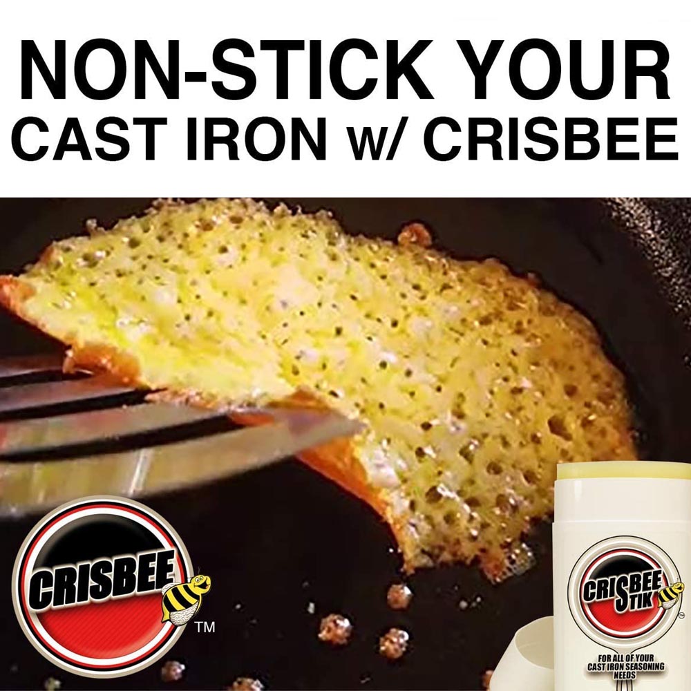 Crisbee Stik Cast Iron and Carbon Steel Seasoning 2.3 Oz Conditioner N –  Pricedrightsales