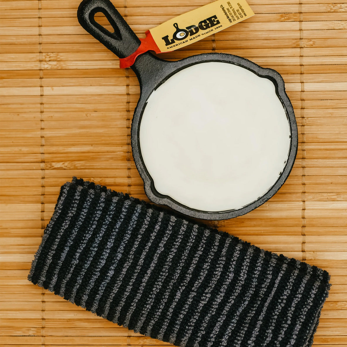 Crisbee 3.5" Mini Skillet Cast Iron Care Kit 2.75 Oz Oil Designed for Cookware