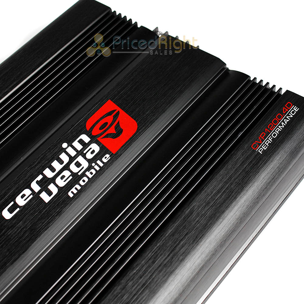 Cerwin Vega 4 Channel 1200W Bridgeable Amplifier Class D CVP Series CVP1200.4D