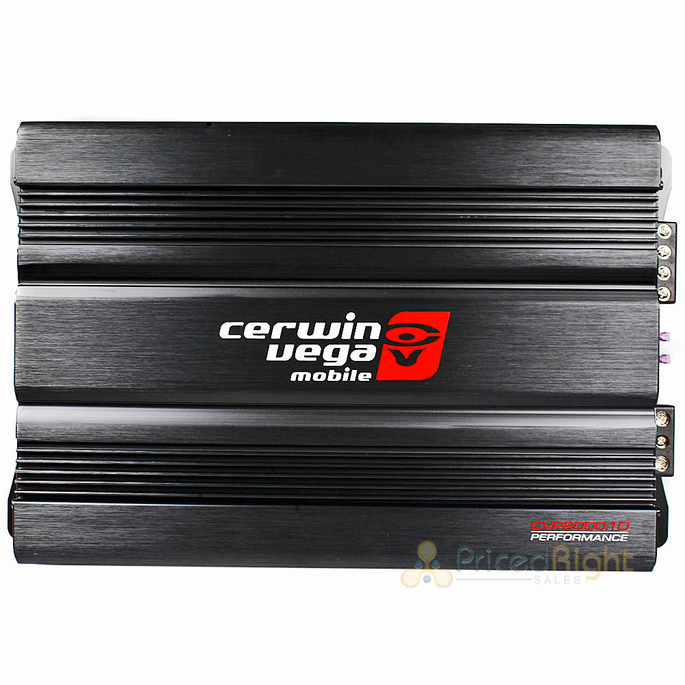 Cerwin Vega Monoblock 1 Channel Amplifier 2000 Watts Max 2 Ohm Stable CVP2000.1D